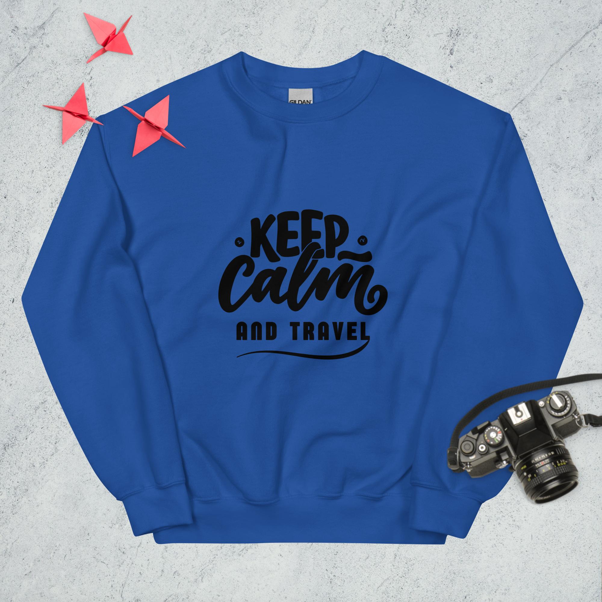 Sweatshirt "Keep Calm And Travel" - Koolmi
