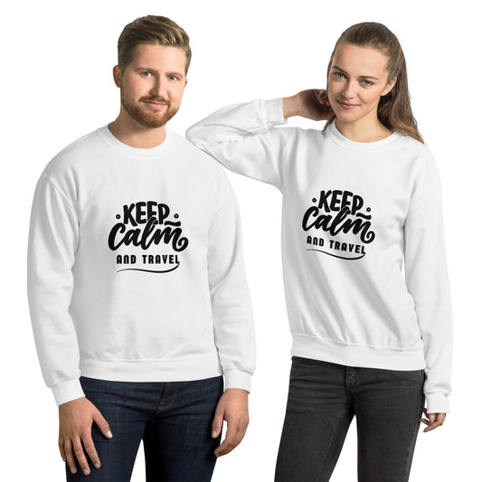 Sweatshirt "Keep Calm And Travel" - Koolmi