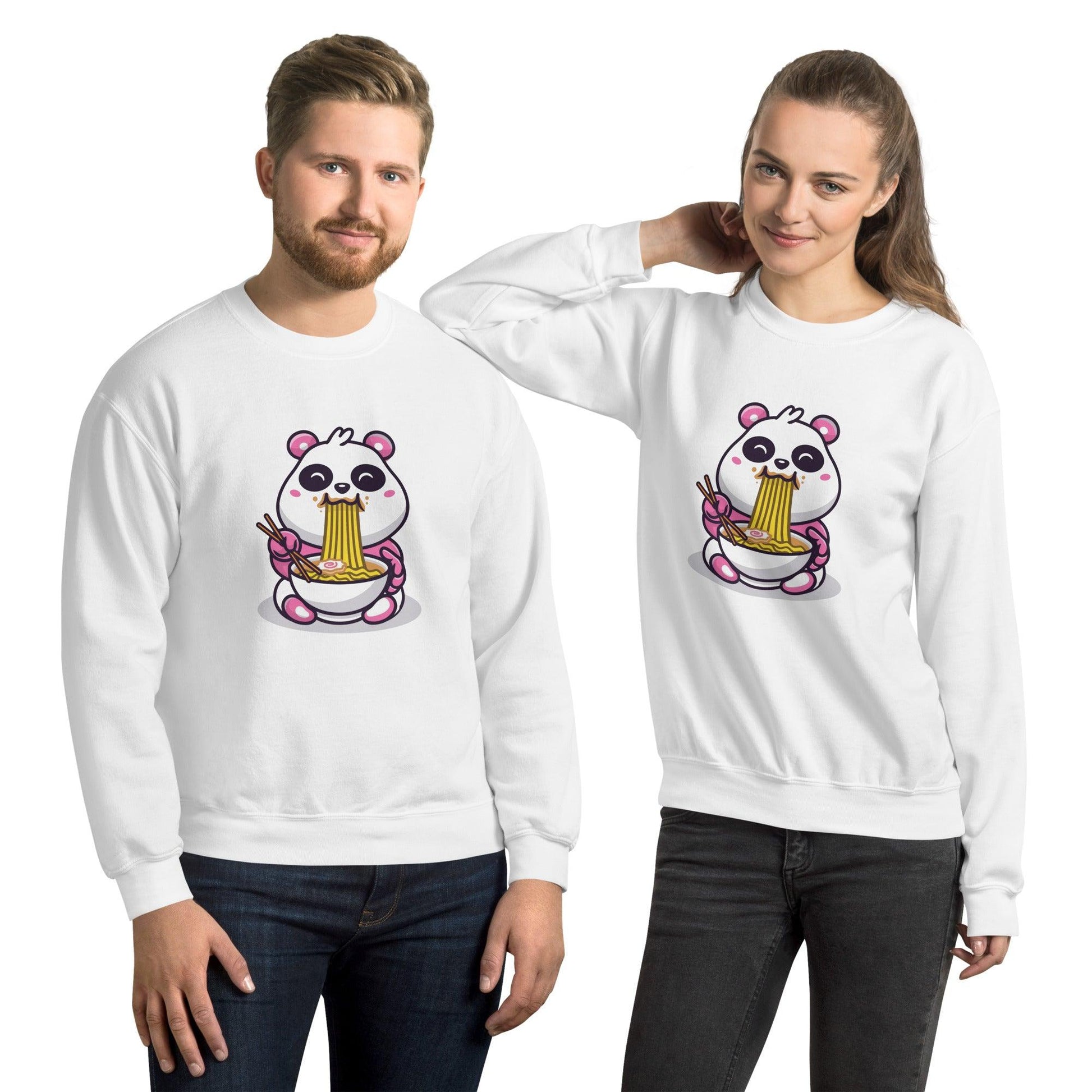Sweatshirt "Cute Panda Eating Noodles" - Koolmi