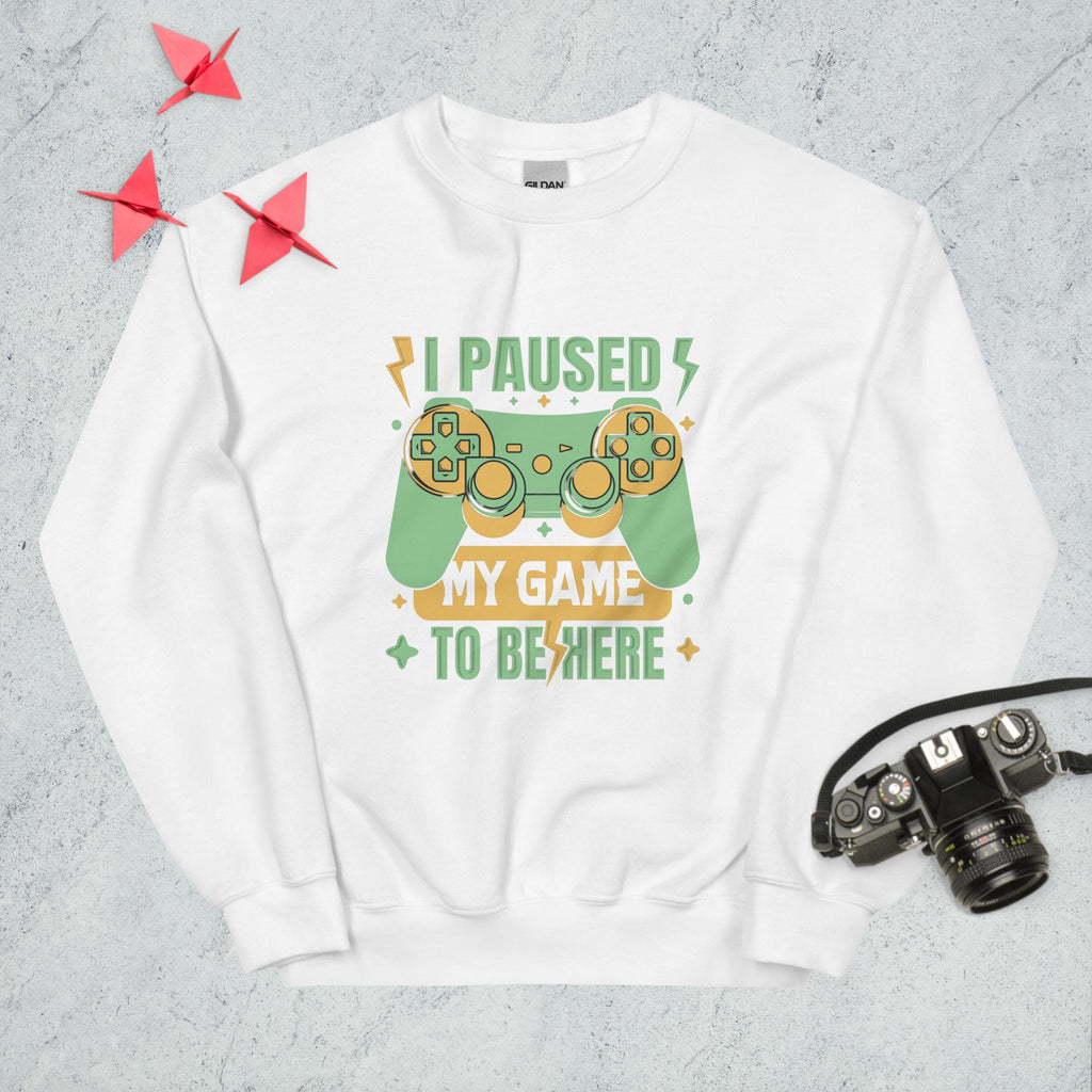 Sweatshirt "I Pause My Game To Be Here" - Koolmi