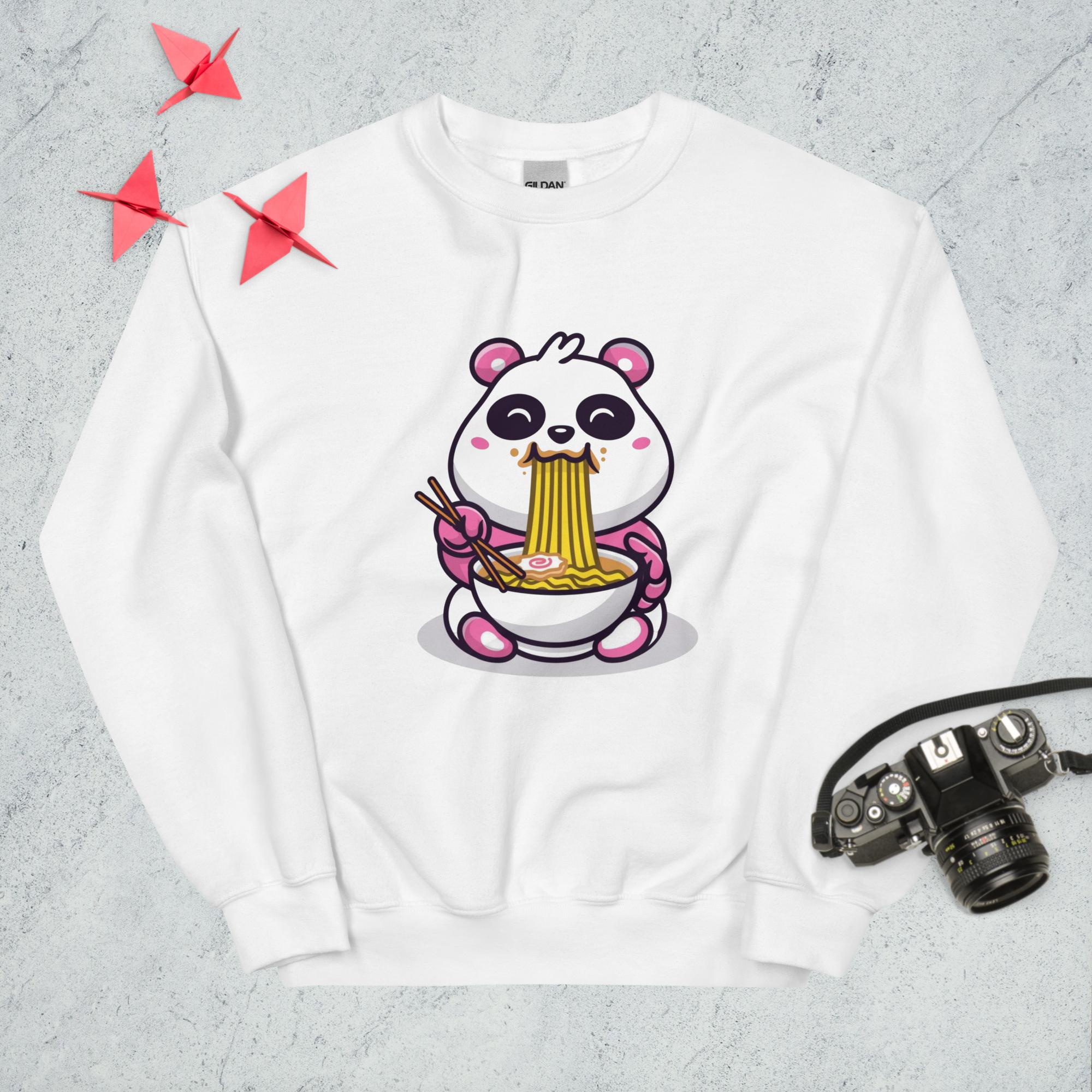 Sweatshirt "Cute Panda Eating Noodles" - Koolmi