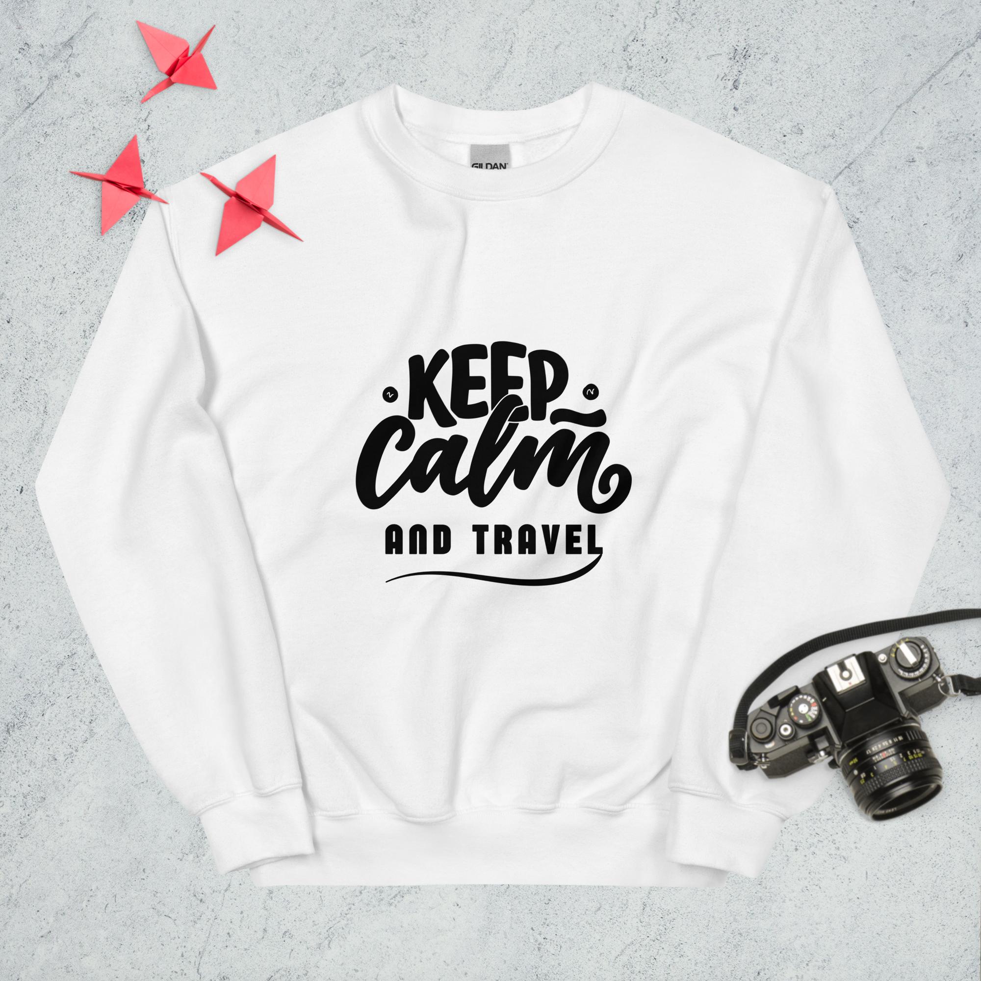 Sweatshirt "Keep Calm And Travel" - Koolmi