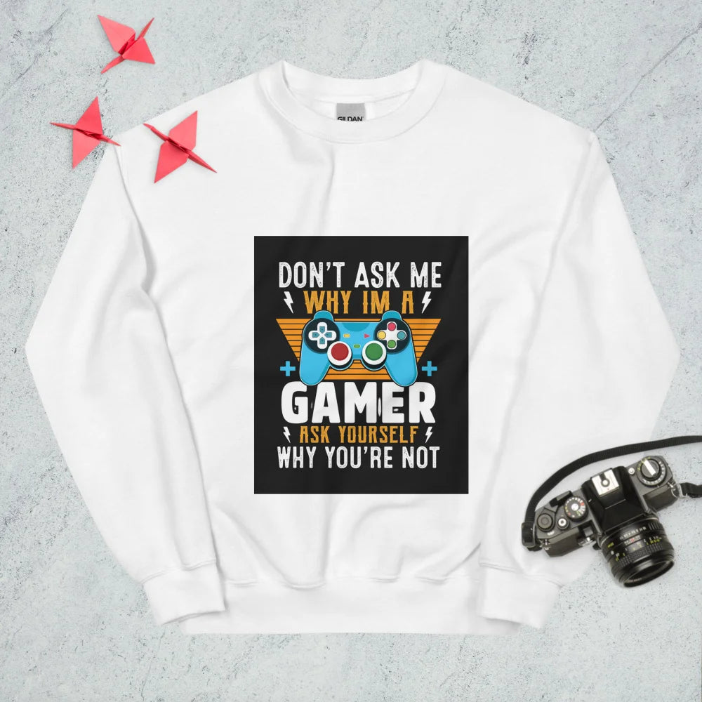 Sweatshirt "Don't Ask Me Why Im A Gamer"