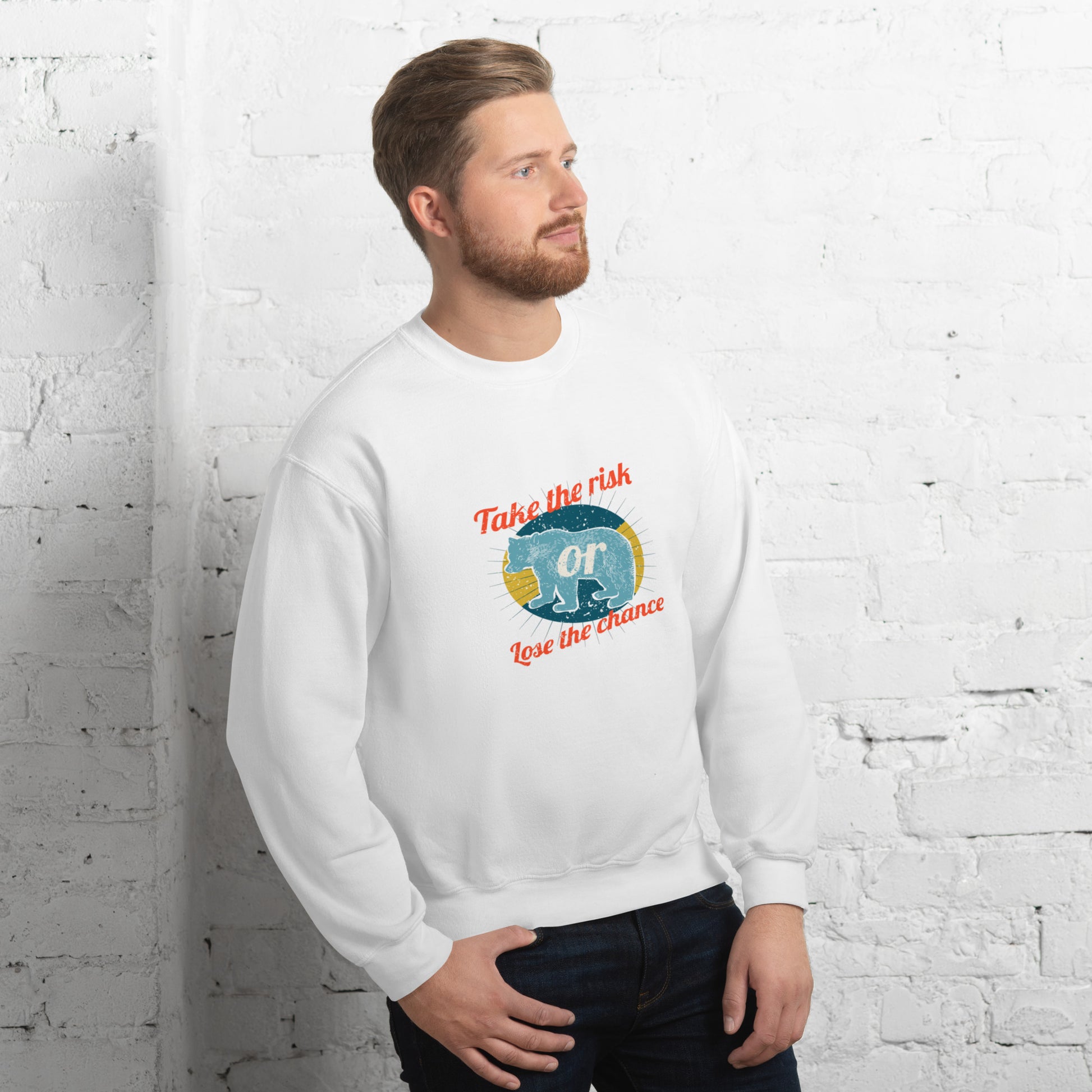 Sweatshirt "Take The Risk Or Lose The Chance" - Koolmi