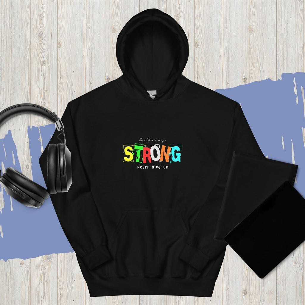 Sweat À Capuche "Strong Never Give Up" - Koolmi