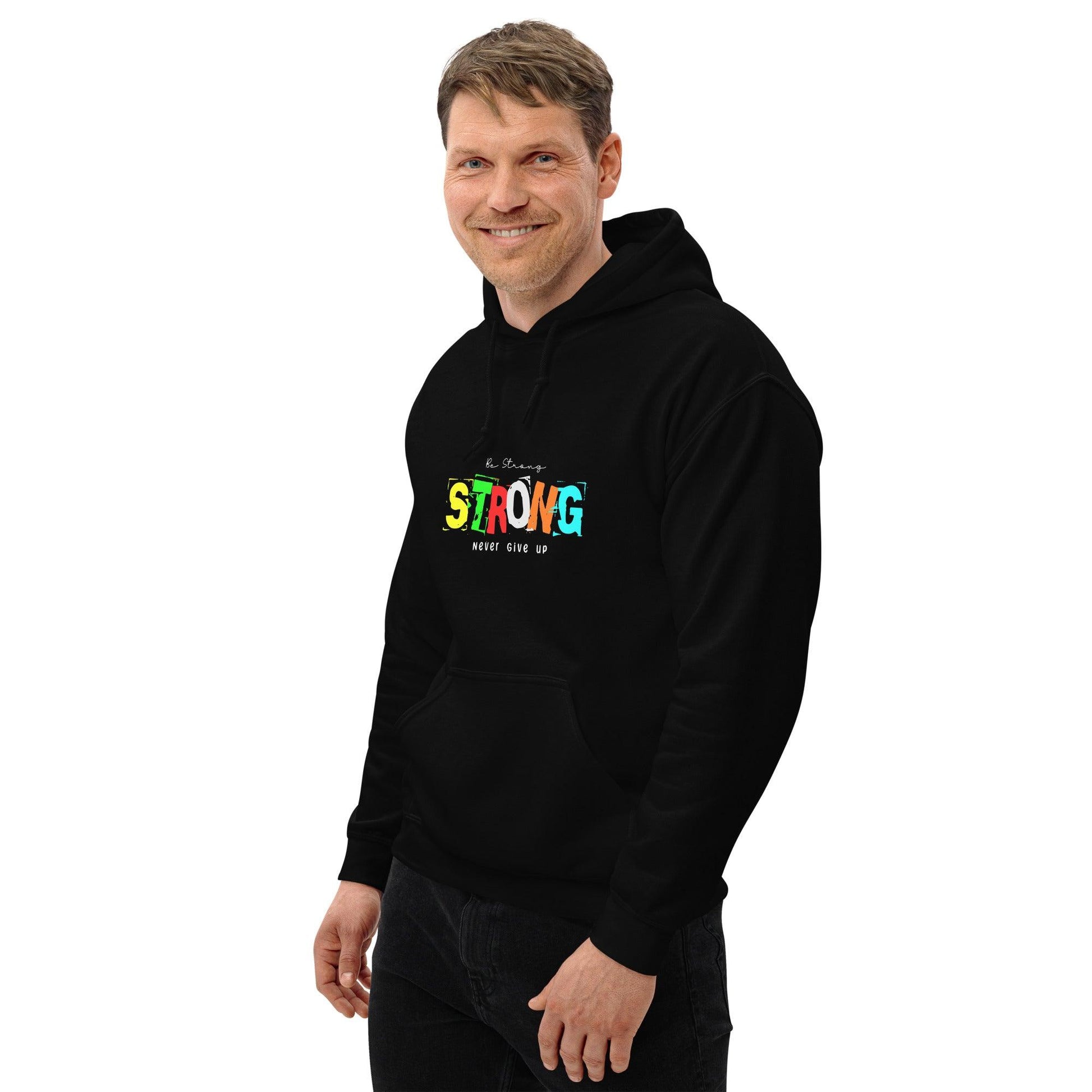 Sweat À Capuche "Strong Never Give Up" - Koolmi