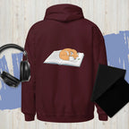 Sweat À Capuche "Fox Sleeping On A Book"
