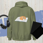 Sweat À Capuche "Fox Sleeping On A Book"