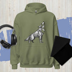 Sweat À Capuche "A Geometric Wolf"