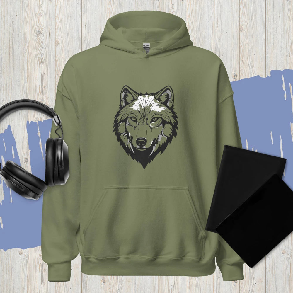 Sweat À Capuche "Wolf Vibe"