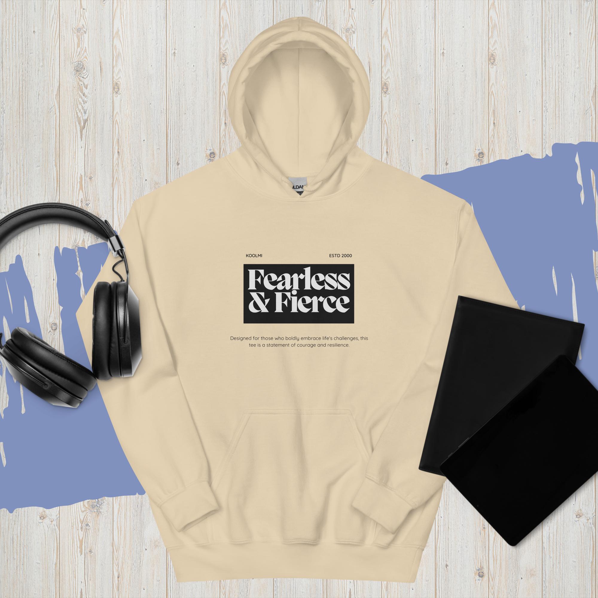 Sweat À Capuche "Fearless & Fierce" - Koolmi