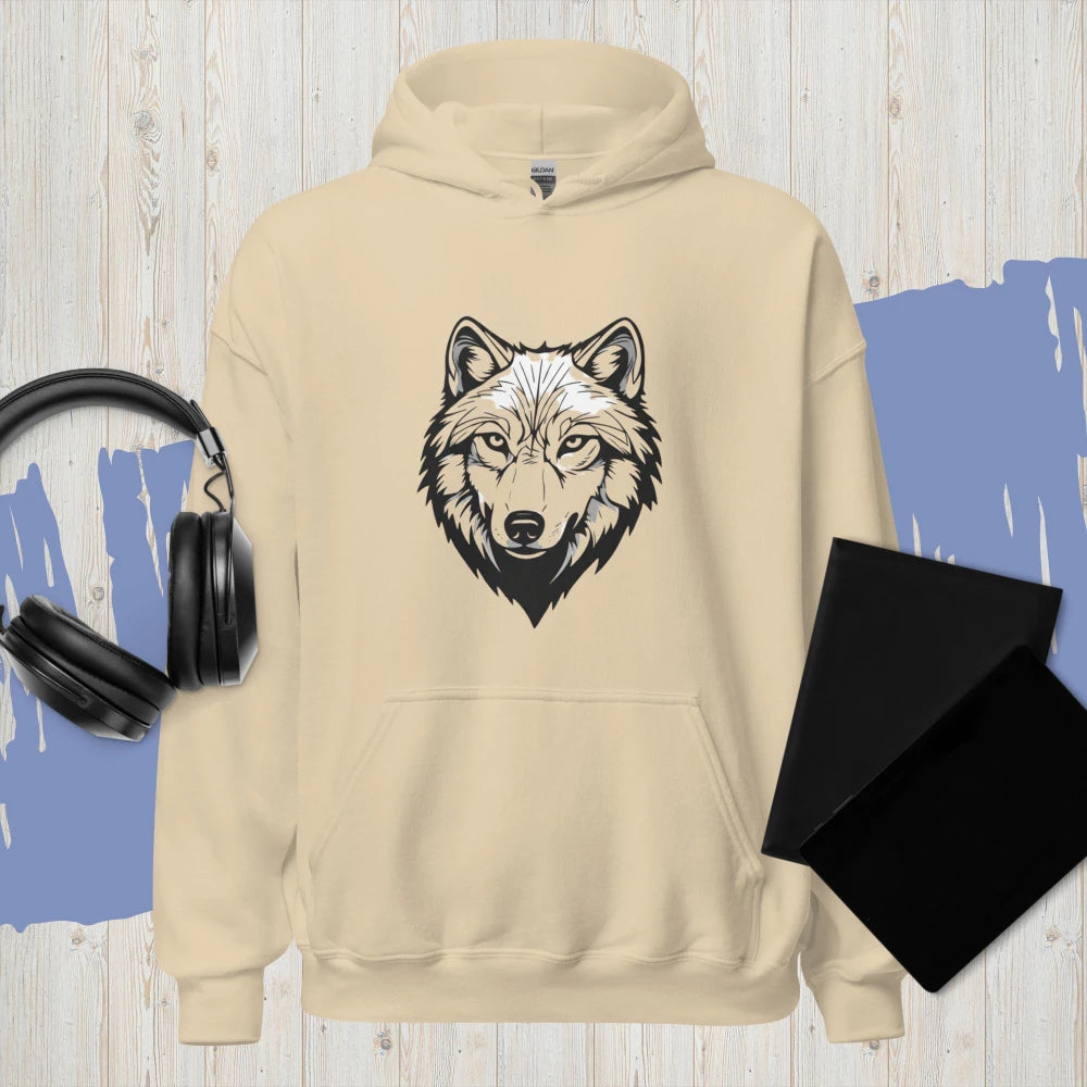 Sweat À Capuche "Wolf Vibe"