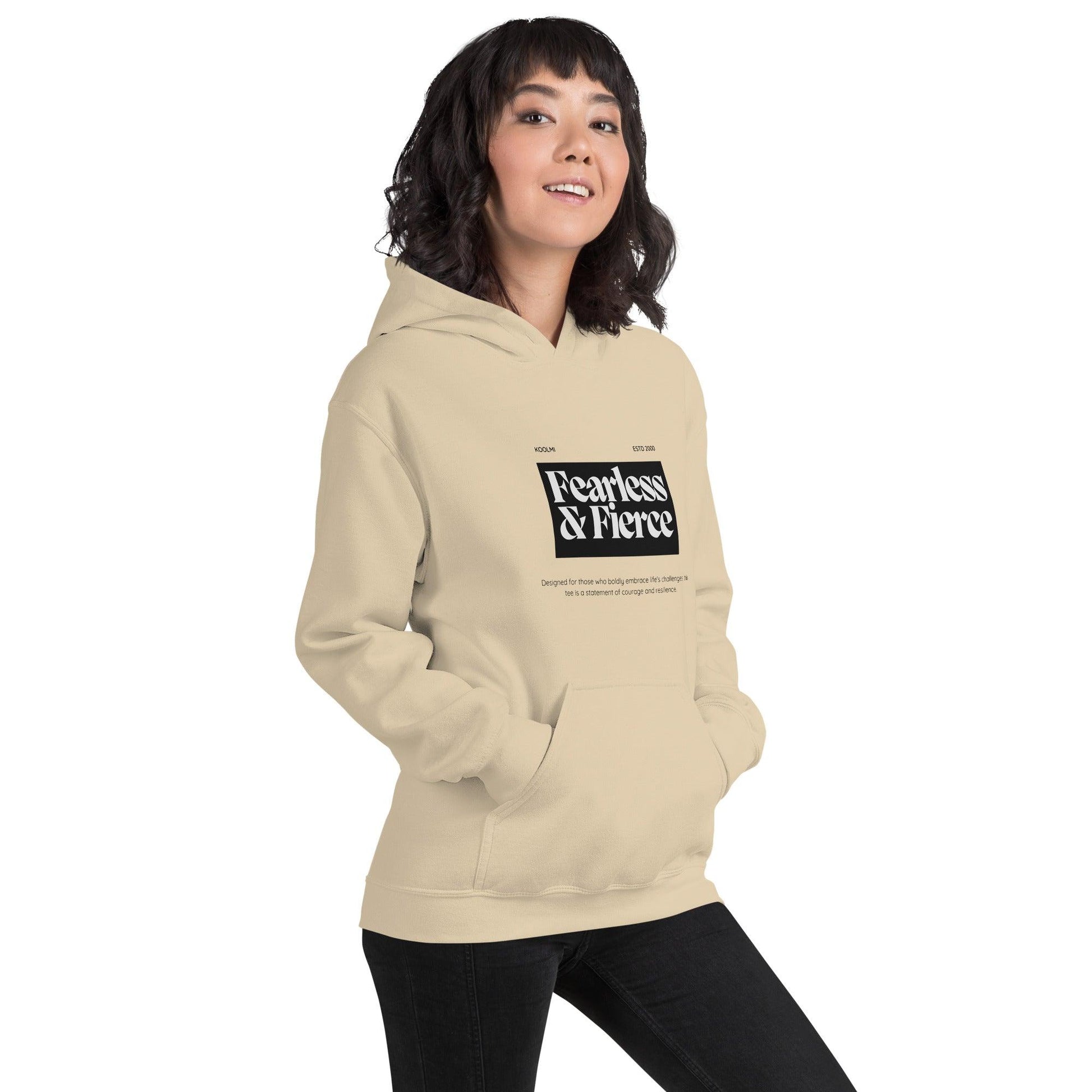 Sweat À Capuche "Fearless & Fierce" - Koolmi
