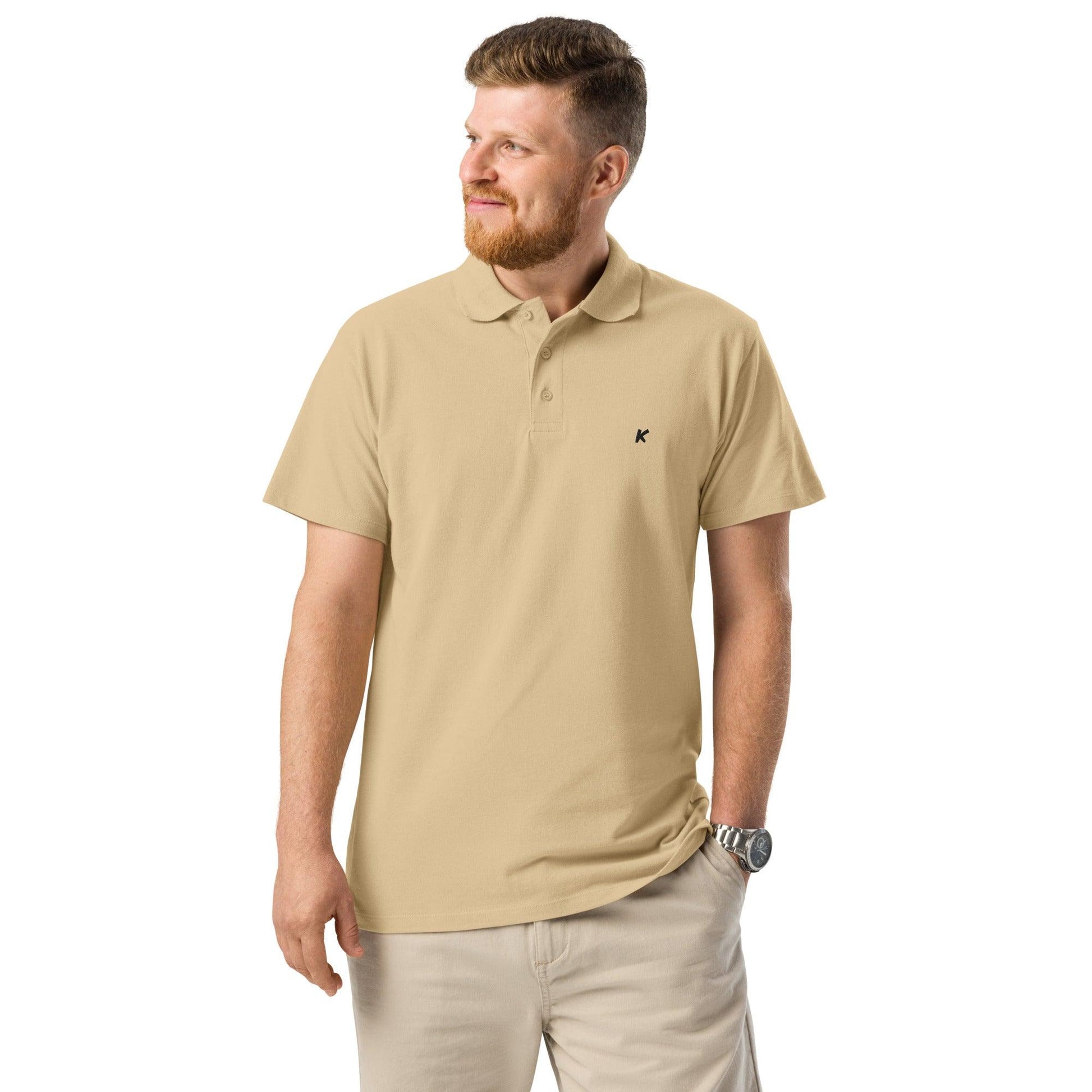 POLO HOMME SABLE BRODÉ - Koolmi