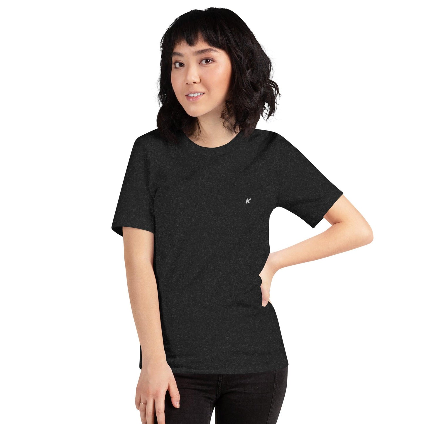 T-SHIRT FEMME NOIR BRODÉ - Koolmi