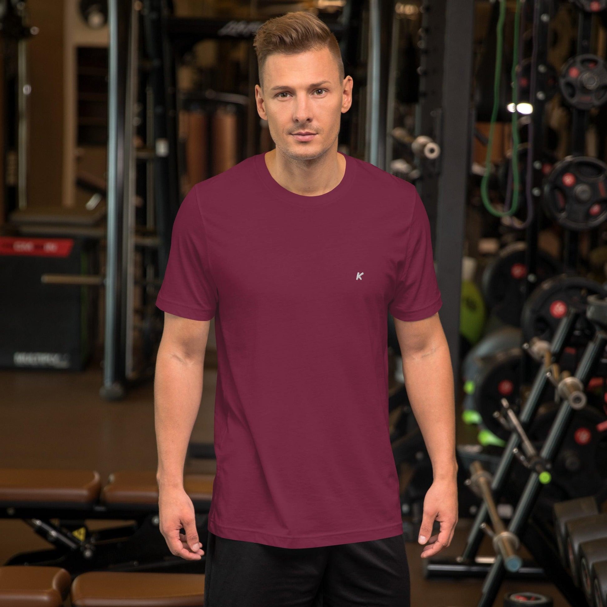 T-SHIRT HOMME MARRON BRODÉ - Koolmi