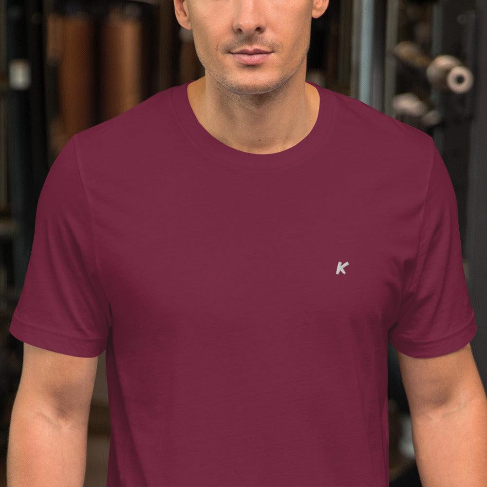 T-SHIRT HOMME MARRON BRODÉ - Koolmi