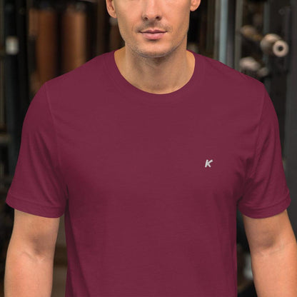 T-SHIRT HOMME MARRON BRODÉ - Koolmi